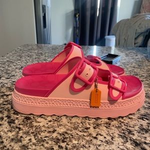 Coach Lucy Sandal - Pink